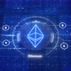 Ethereum blockchain animated logo. ETH cryptocurrency. Digital crypto. 3D Ethereum - VideoHive Item for Sale