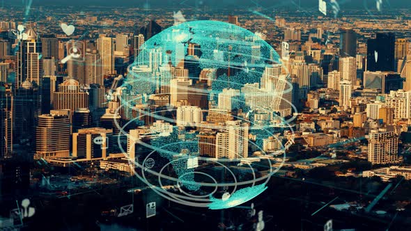 Global connection and the internet network modernization in smart city