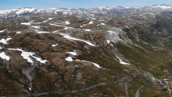 Mountains Landscape. Norwegian route Sognefjellet