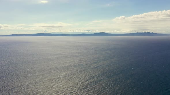 Seascape with a Tropical Island