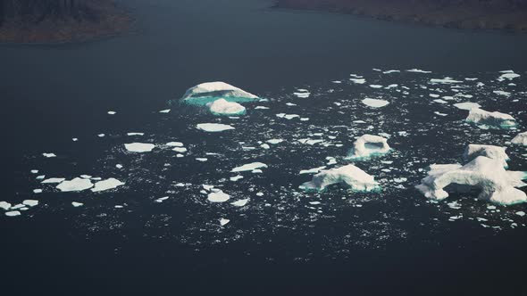 Panoramic View of Big Glacier at Alaska