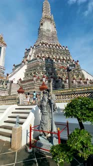 Wat Arun The Temple of Dawn Landmark of Bangkok Thailand