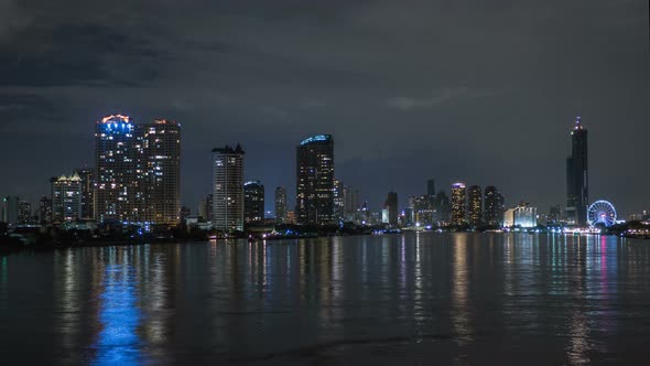 City Beside River