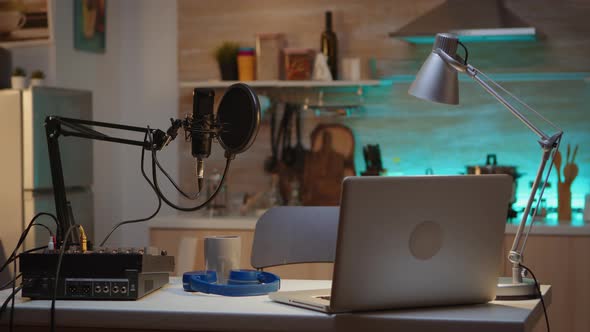 Professional Setup for Recording Podcast