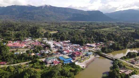 The Towns of Sarawak, Borneo, Malaysia