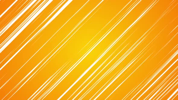 Anime Speed Diagonal White Lines Orange Background