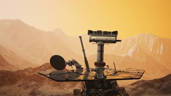 Opportunity Mars Exploring the Surface of Red Planet