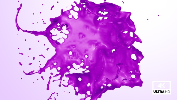 Purple Paint Splash V2