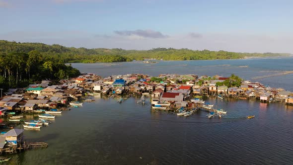 Fishing Village in the Philippines