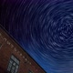 Typolitography Night Stars Timelapse with Long Circle Trails Red Brick Old Typography - VideoHive Item for Sale