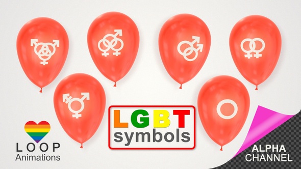 LGBT Symbol Balloons alt