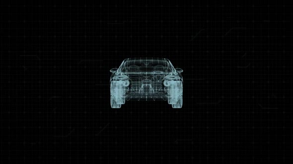 3D Bentley Continental Hologram / HUD