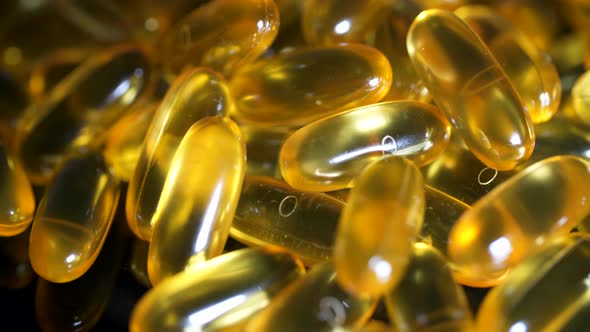 Vitamins Supplements Pills Omega 3 Fish oil capsules