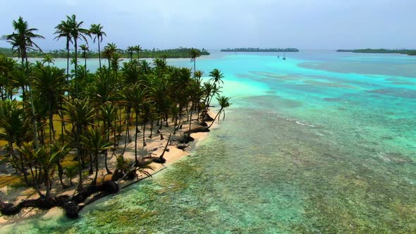 Caribbean White Unspoiled Sandy Beach