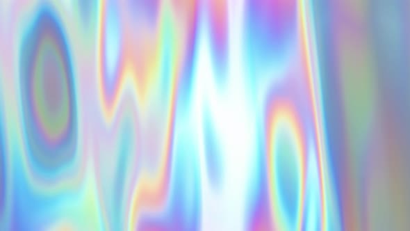 Holographic Iridescent Colors Background Loop