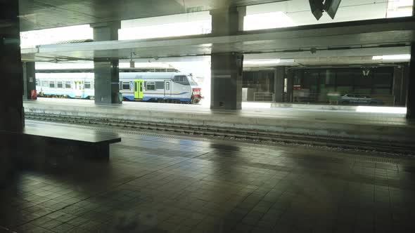 Travelers in the Train Station