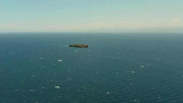 Blue Surface of the Sea, Top View