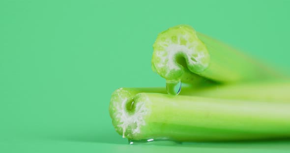 Juicy Stalks of Fresh Celery. 