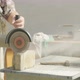 Man Working with a Manual Cutting Tool - VideoHive Item for Sale