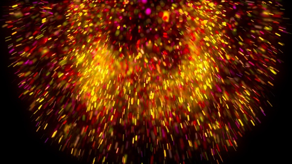 Colorful Particles Explosion V7