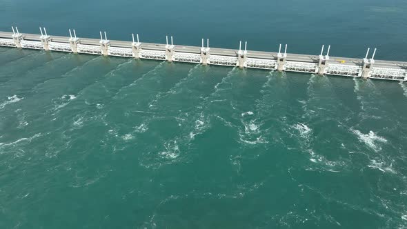 Flood Prevention Storm Surge Barrier to Protect the Netherlands from Rising Seas