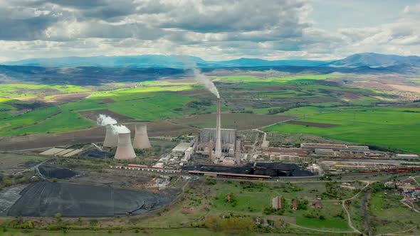 Power Plant during Sunny Day