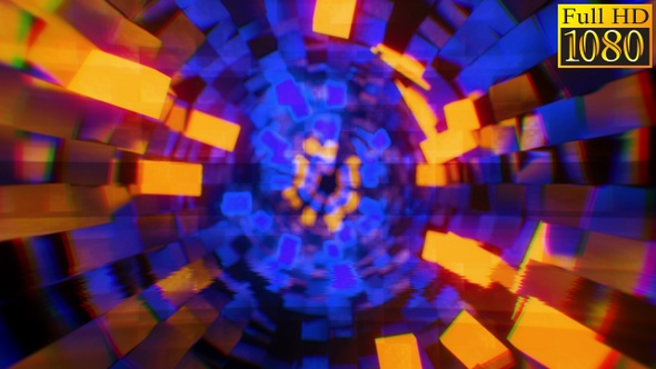 Geometric Tunnel Background Vj Loops V2