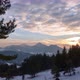 Sunset in the Winter Mountain Landscape in the Woods - VideoHive Item for Sale