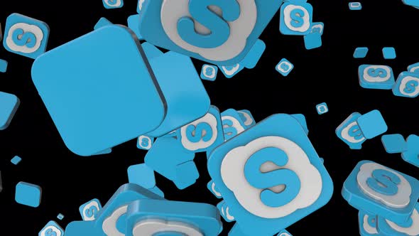 Skype Social Icon Loop alt