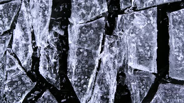 Super Slow Motion Shot of Ice Breaking at 1000 Fps