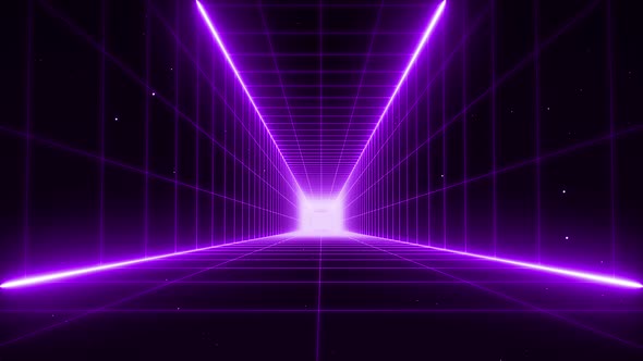 80s Retro Style Futuristic Background 3d Animation alt