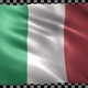 Italy waving flag looped - VideoHive Item for Sale