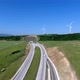 Windmills And Highway - Drone Footage - VideoHive Item for Sale