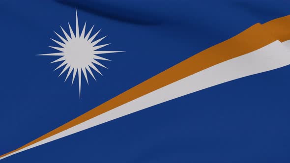 Flag Marshall Islands Patriotism National Freedom Seamless Loop