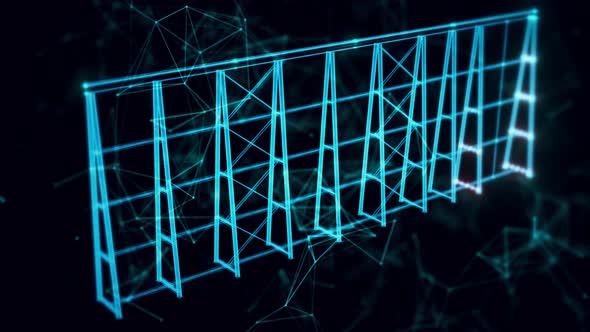 Structure Analysis Hologram Close Up 4k alt