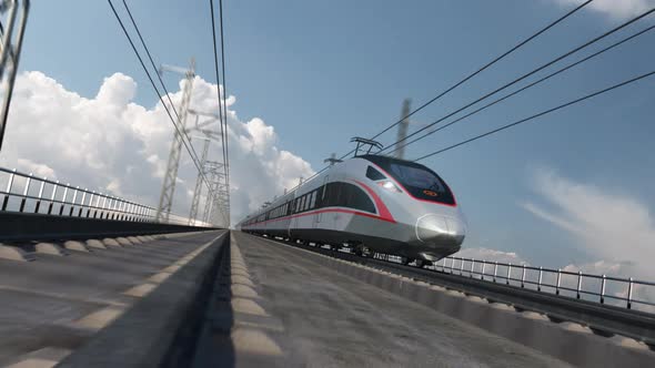 Train high-speed rail operation