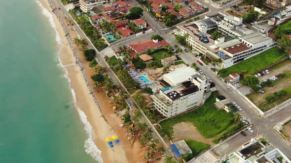 Top view of the resorts on Brazil