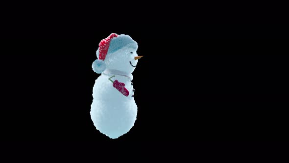 56 Snowman Dancing 4K