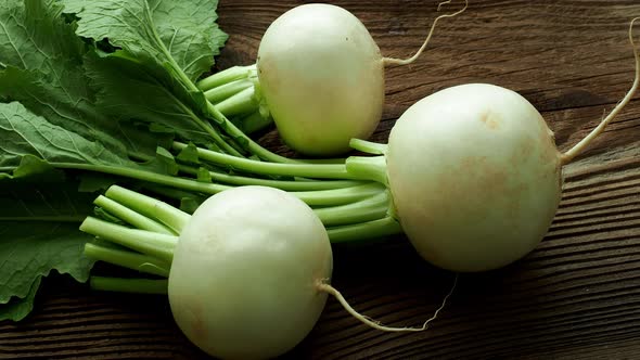 Daikon radish.