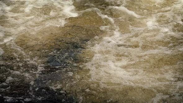 Foamy River Water