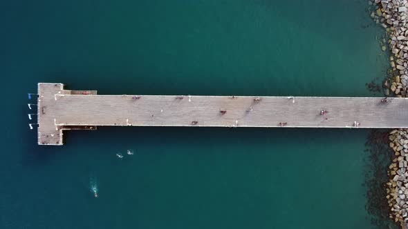 Pier at "Molos" in Limassol
