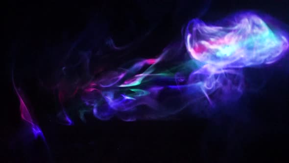 4k incense smoke