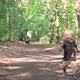 A boy is running through the woods. Portrait of a happy boy. - VideoHive Item for Sale