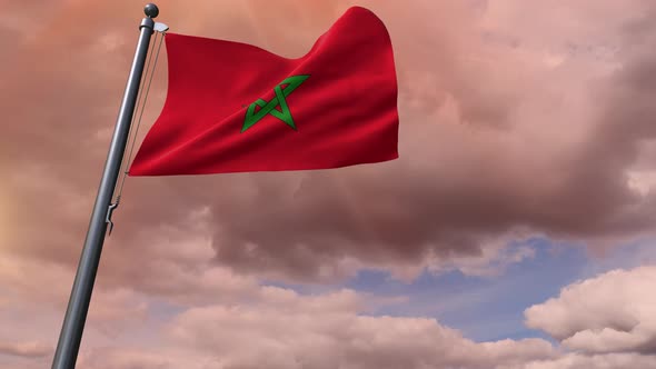 Morocco Flag 4K