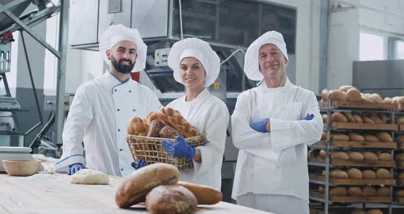 Group of Three Commercial Faces of Bakers Holding