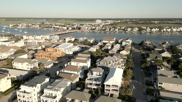 Aerial Video Single Family Homes In Wrightsville Beach Nc Usa