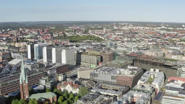 Aerial View Stockholm Sweden