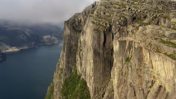 Pulpit Rock Preikestolen Beautiful Nature Norway