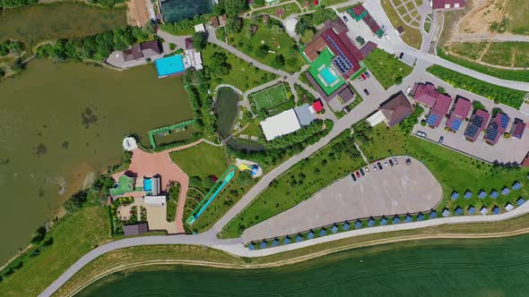 Resort complex for leisure activity