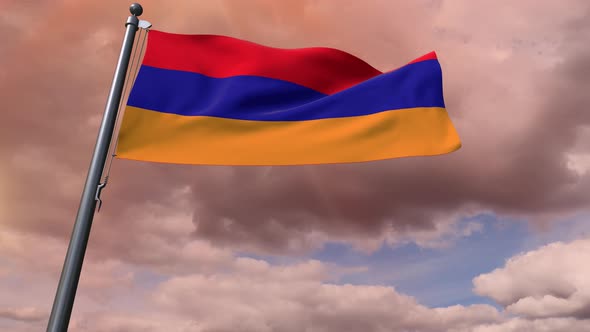 Armenia Flag 4K
